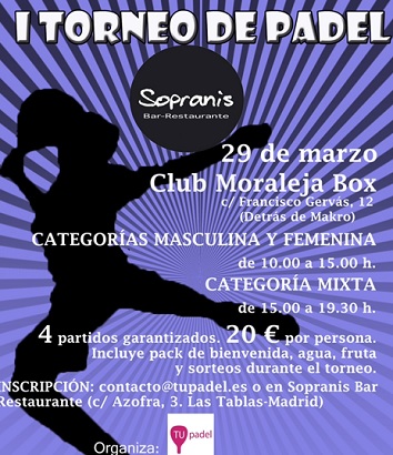 I Torneo de Pádel Sopranis