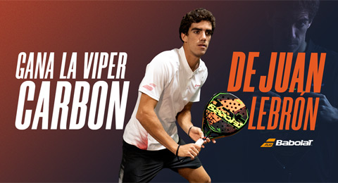 Consigue la Babolat Viper Carbon de Juanito Lebrón en este sorteo