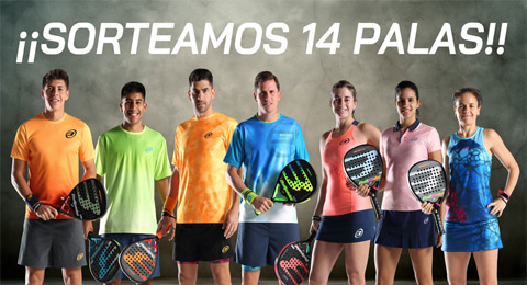 Sorteo loco de Bullpadel con sus jugadores