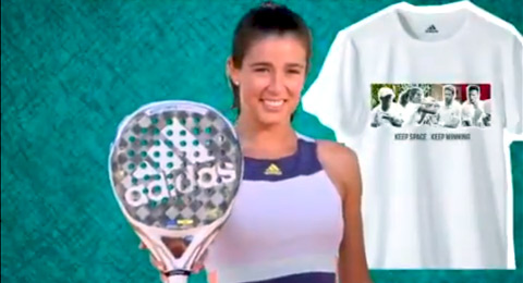 Llévate la pala que faltaba en el sorteo de adidas: el arma adipower de Martita Ortega