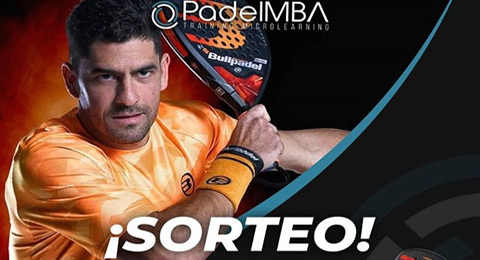 Padel MBA te regala la pala de Maxi Sánchez en un sorteo de regreso a la actividad