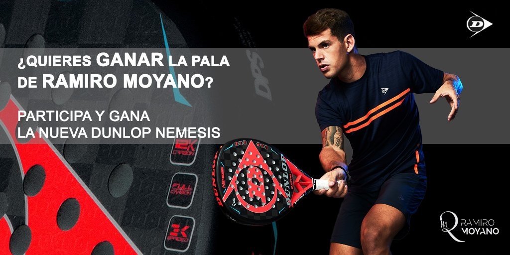 Sorteo Dunlop Padel pala Ramiro Moyano