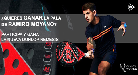 Participa en el sorteo de Dunlop y hazte con la pala de Ramiro Moyano