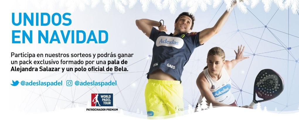 Sorteo adeslas padel Ale y Bela