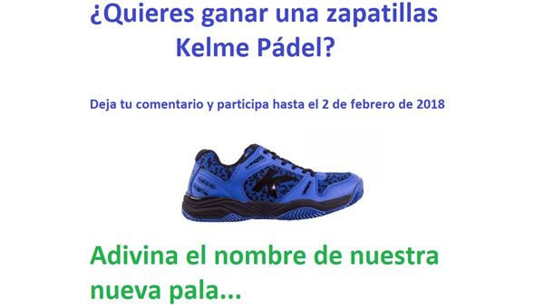 Sorteo Kelme Padel zapatillas