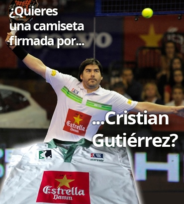 ¿Quieres una camiseta firmada por... Cristian Gutiérrez?