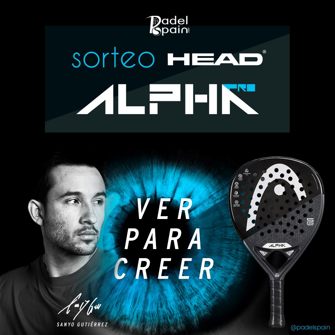 Sorteo head padel sanyo