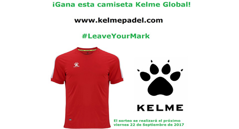 Gana una camiseta oficial de Kelme Pádel