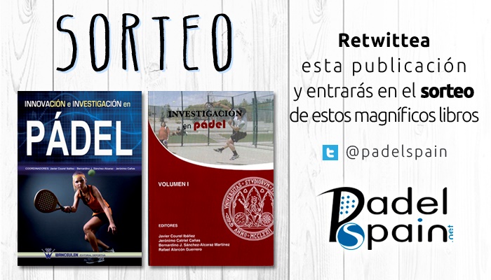 Sorteo pádel libros