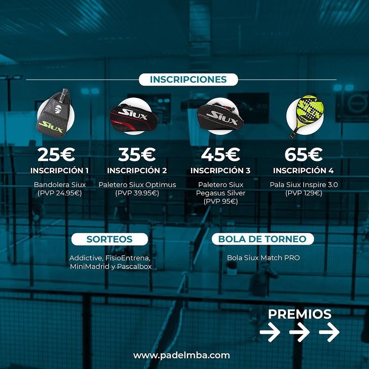 Inscripción Circuito PadelMBA by PadelNuestro 2021