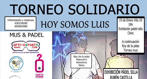 Súmate a la labor solidaria del torneo 'Hoy todos somos Luis'