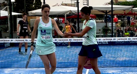 Delfina y Tamara solventan las piedras del debut en Italia