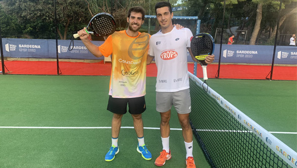 José Carlos Gaspar y Teo Zapata previas Cerdeña Open