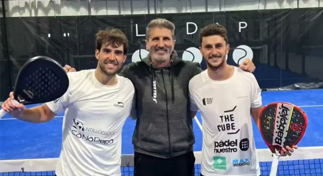 Teo Zapata y Miguel Semmler previas Suecia Open 2022