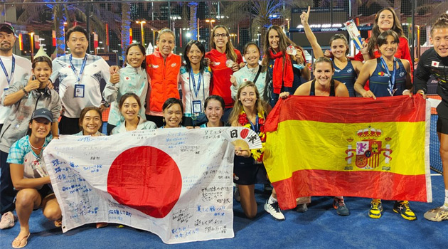 Equipo español Mundial contra Japón