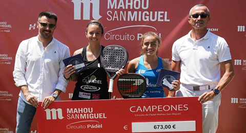 Carla Mesa y Claudia Jensen se hacen fuertes en Madrid: victoria en el Circuito de Pádel Mahou San Miguel