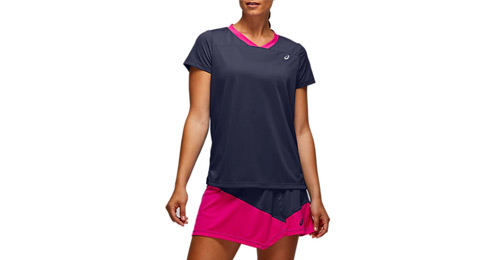 Practice W SS Tee, la firme apuesta de ASICS para vestir a la mujer padelera