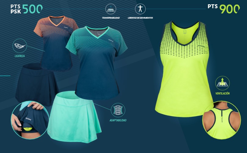 Textil mujer Decathlon 2021