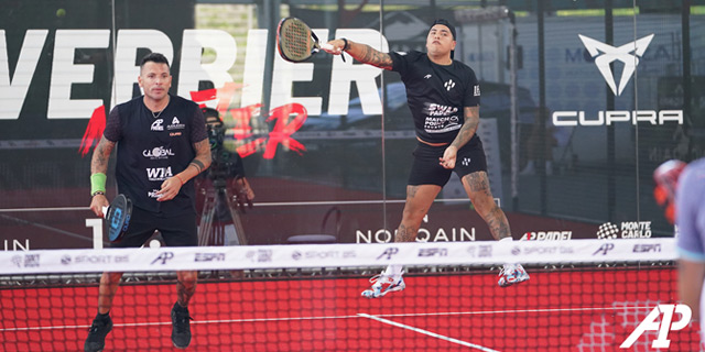 Semifinal Tito Allemandi y Tolito Aguirre Verbier Master A1 Padel 2023