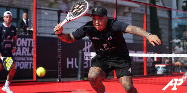 Tolito Aguirre semis A1 Padel Mónaco Master 2024