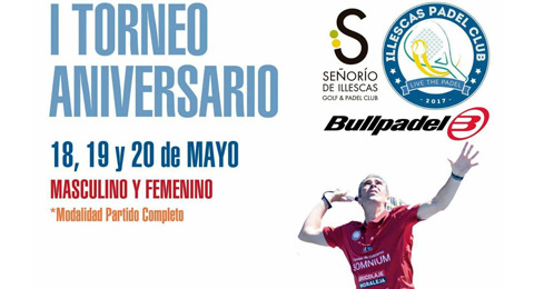 Gastronomía y pádel se juntarán en el torneo aniversario del club Señorío de Illescas