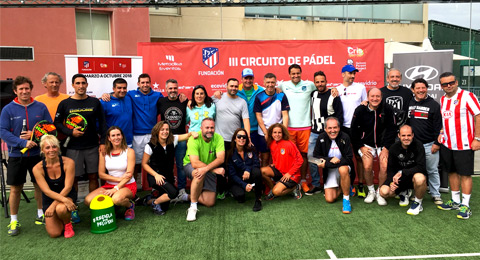 El Circuito Solidario de la Fundación Atlético de Madrid pudo con la lluvia madrileña