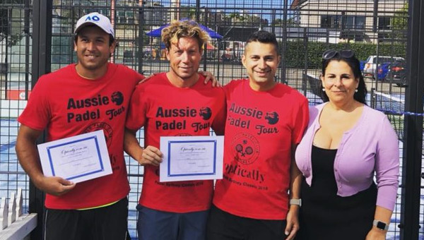 Participantes categoría masculina Torneo Padel FIP Australia Open 2018