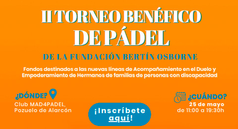 La solidaridad del Torneo Benéfico de la Fundación Bertín Osborne llega para llenar las pistas del Club Mad4Padel