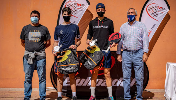 Torneo Bullpadel Menores FMP ganadores masculinos