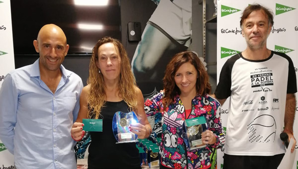 Torneo El Corte Inglés Pádel Mallorca ganadoras