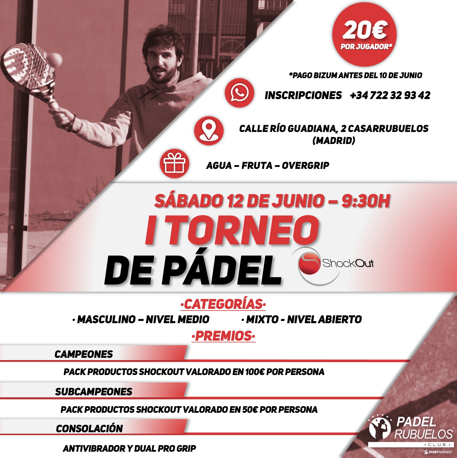 Torneo Padel Casa Rubuelos 2021 Shockout