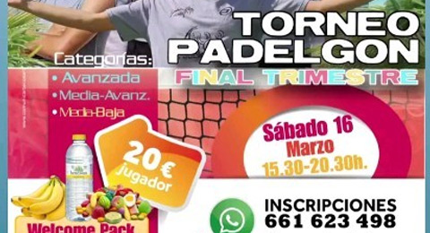 Últimas plazas para la cita de marzo de Eventos Padelgon