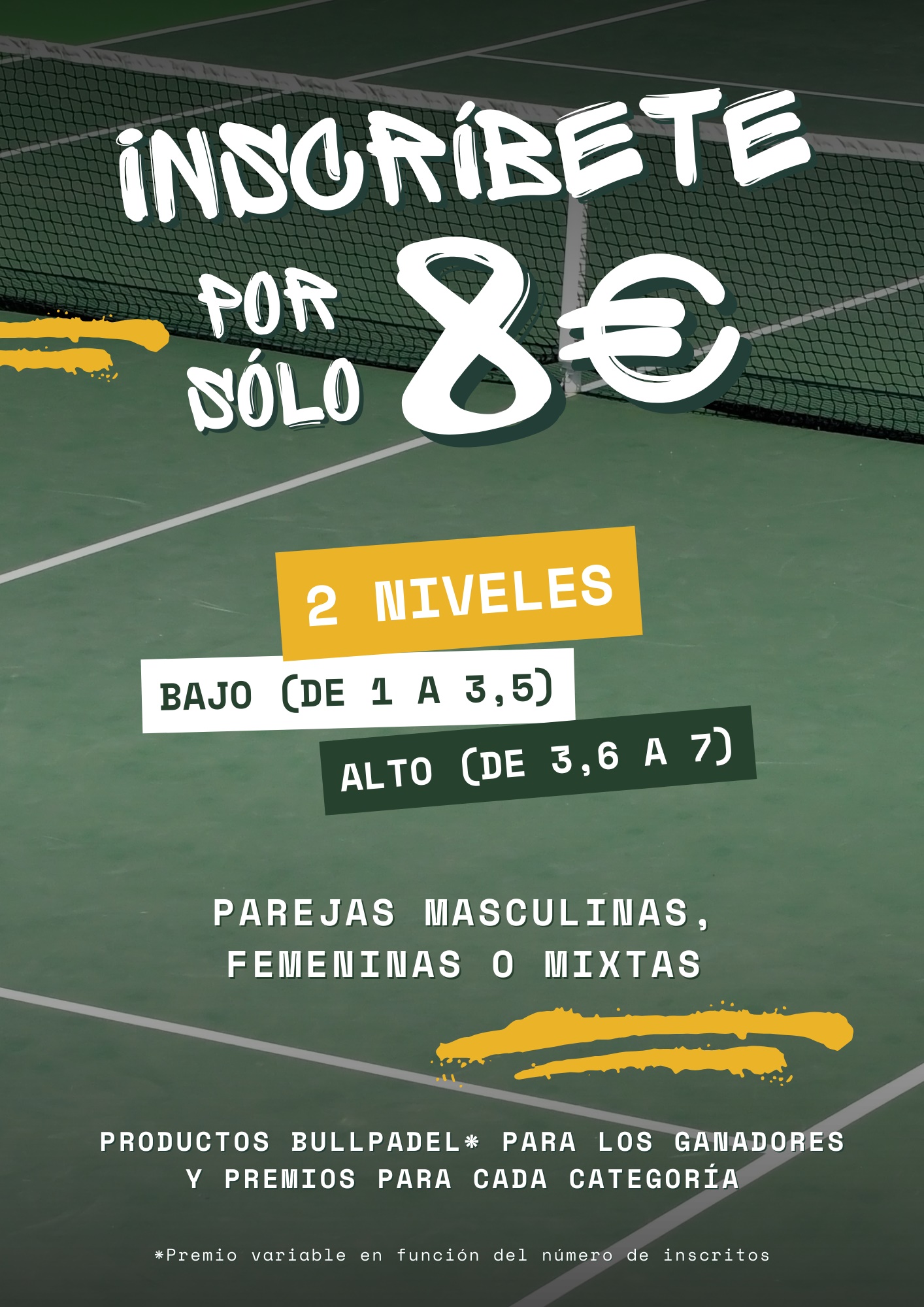 Competición Padel Moraleja enero 2024