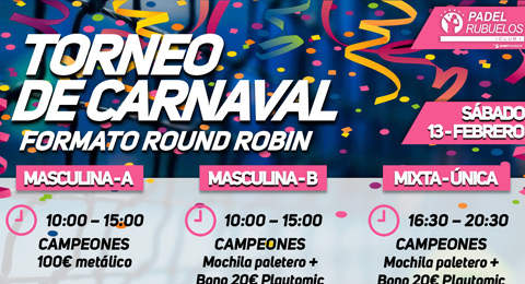 El Carnaval llega en forma de torneo de pádel muy competido