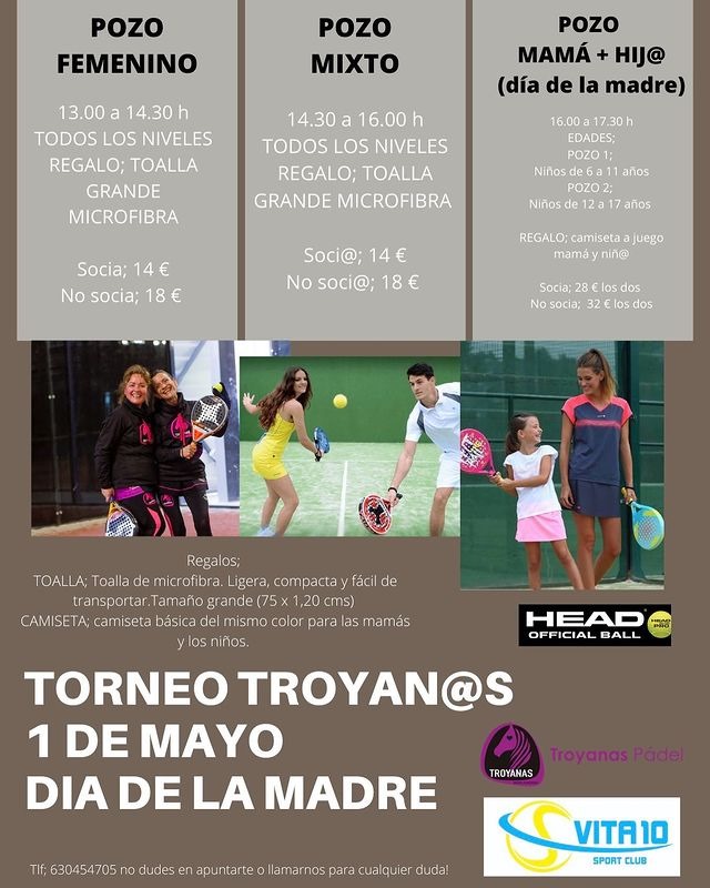 Torneo Troyanas Día de la Madre