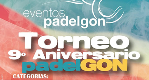 Eventos Padelgon prepara su noveno aniversario con una fiesta de pádel por todo lo alto