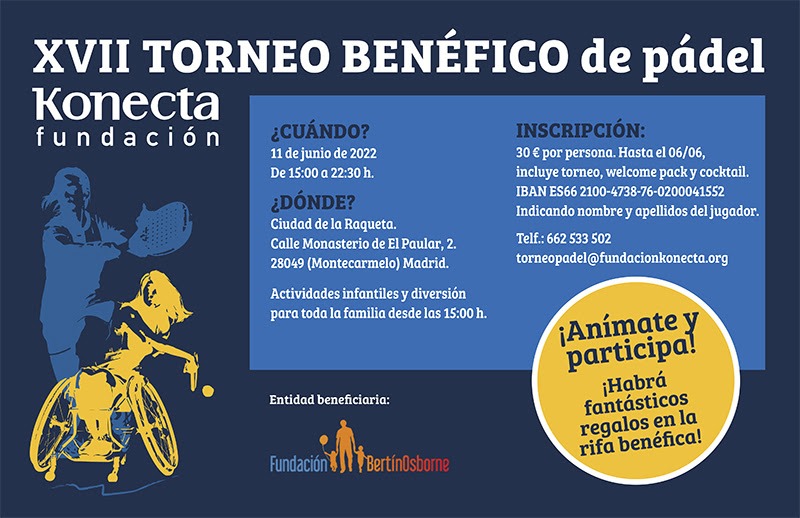 Torneo Fundación Konecta y Fundación Bertín Osborne