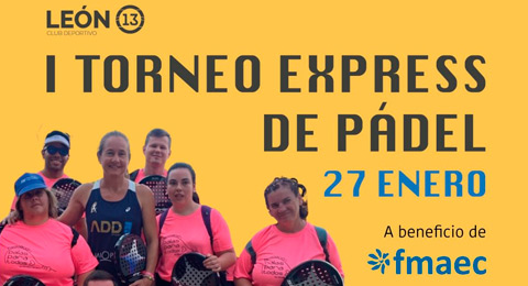 Últimas plazas para formar parte del torneo express de Palas Para Todos en favor de FMAEC