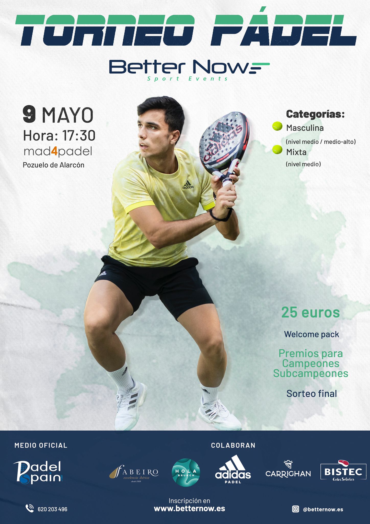 Cartel torneo Better Now Pozuelo