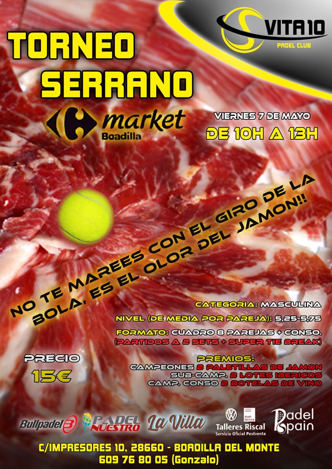 torneo jamón Vita10 Padel