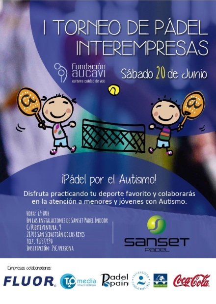 Pádel Solidario por el Autismo en Sanset Padel