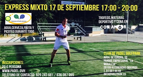 Cita con un torneo mixto organizado por Jacobo Blanco