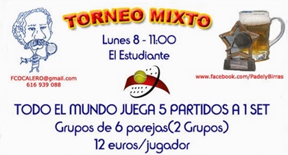 Torneo Mixto en el Club El Estudiante