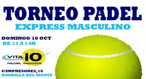 Torneo Express para que juegues sin parar en el club Vita10