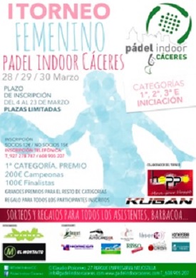 Torneo femenino impulsado por Kugan en Pádel Indoor Cáceres