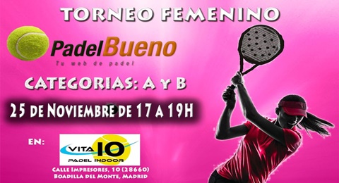 Un torneo pensado exclusivamente para todas las amantes del pádel