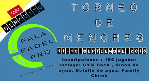 Torneo FMP de Menores Pala Padel Pro