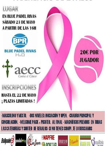 Pádel rosa y solidario a favor de la AECC