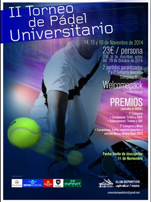 Si eres universitario, este es tu torneo