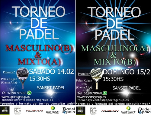 Torneos y emoción en Sanset Padel Indoor el fin de semana